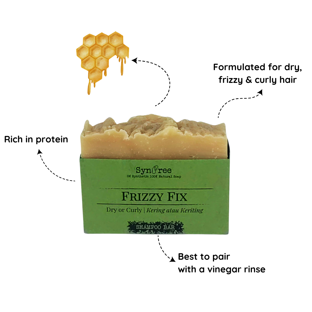 Frizzy Fix – Honey and Yoghurt Shampoo Bar